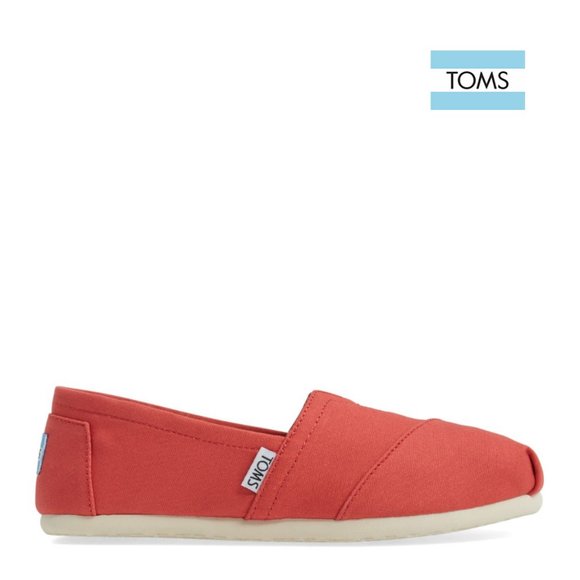 TOMS Classic Coral Alparagata Washed Twill Slip-On - Picture 3 of 6